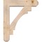 Ekena Millwork Merced Craftsman Smooth Bracket w/ Offset Brace, Douglas Fir, 7 1/2"W x 32"D x 38"H BKT0806X32X38MRC04SDF - alternate 4